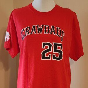 HICKORY CRAWDADS 25 SEASONS T-shirt Size Large Unisex